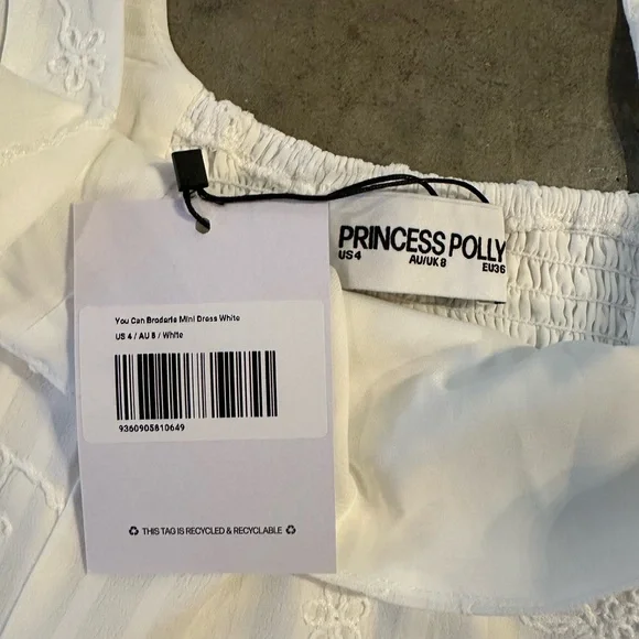 Princess Polly You Can Embroidered Mini Dress - Picture 5 of 6